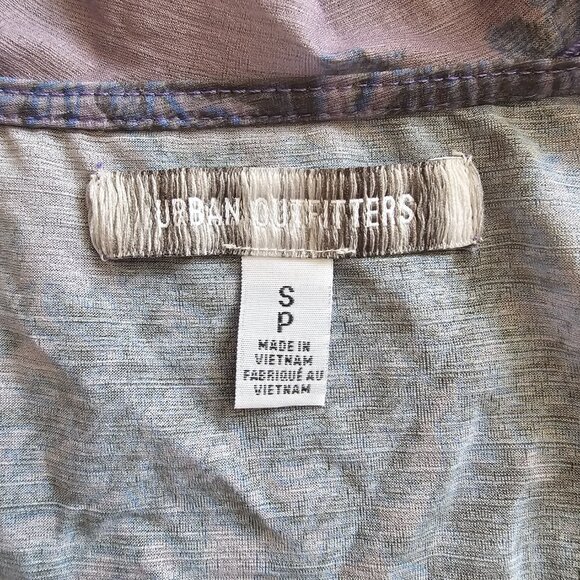 Urban Outfitters Gossamer Flyaway Crop Top, S Lavender/Lilac - Picture 7 of 9